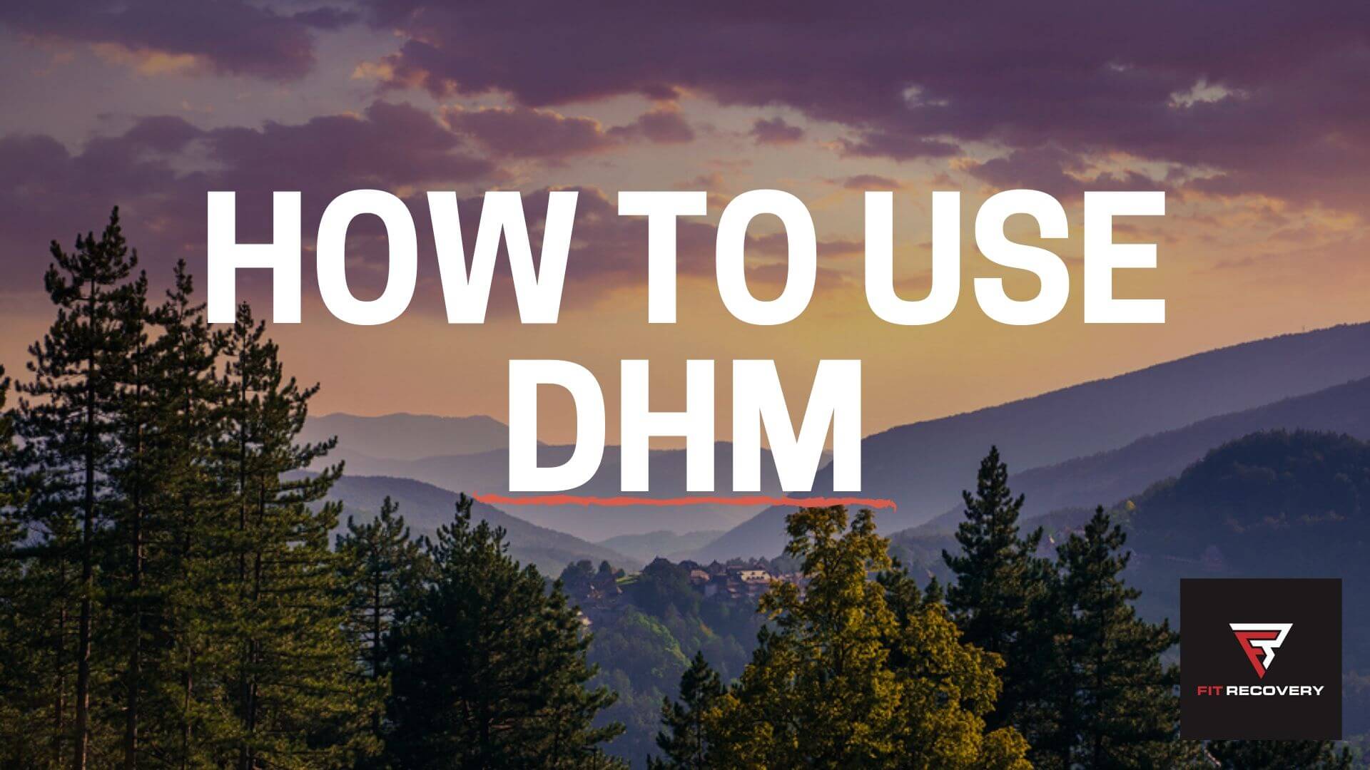 dhm for alcohol withdrawal